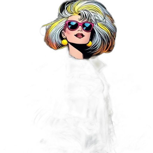 hair, hat, dress, face transparent PNG cut-out
