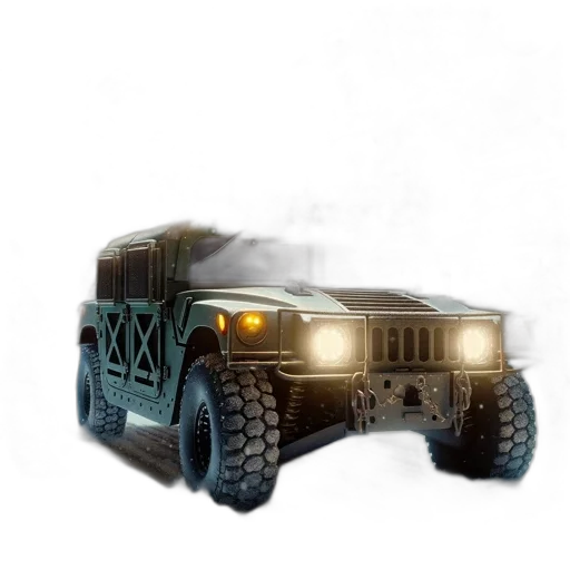car, weapon, concept art, 3d render transparent PNG cut-out
