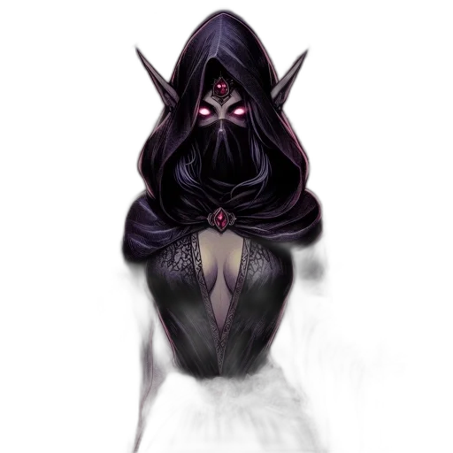 mask, creature, crown, dress transparent PNG cut-out