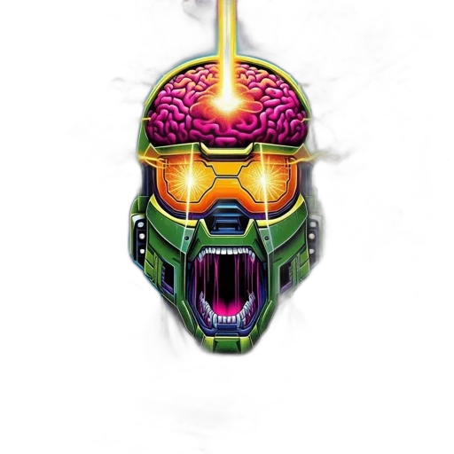robot, mask, face, concept art transparent PNG cut-out
