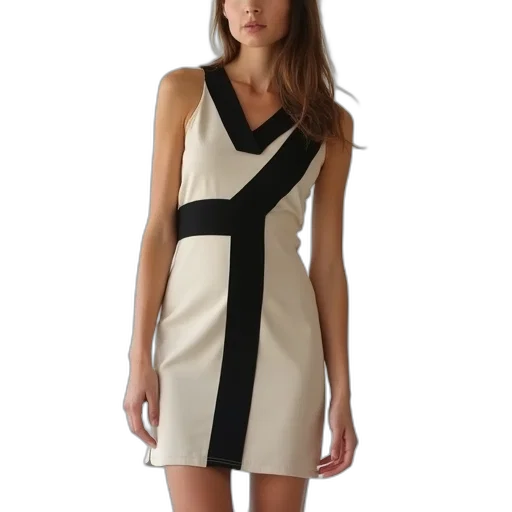 dress, monochrome, 715, 019 transparent PNG cut-out