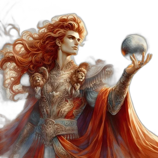 fantasy art, concept art, comic book art, photorealistic transparent PNG cut-out