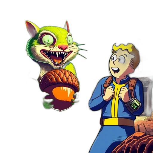 staff, creature, animal, concept art transparent PNG cut-out