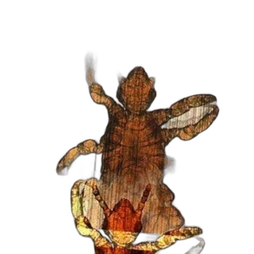 dragon, jacket, staff, creature transparent PNG cut-out