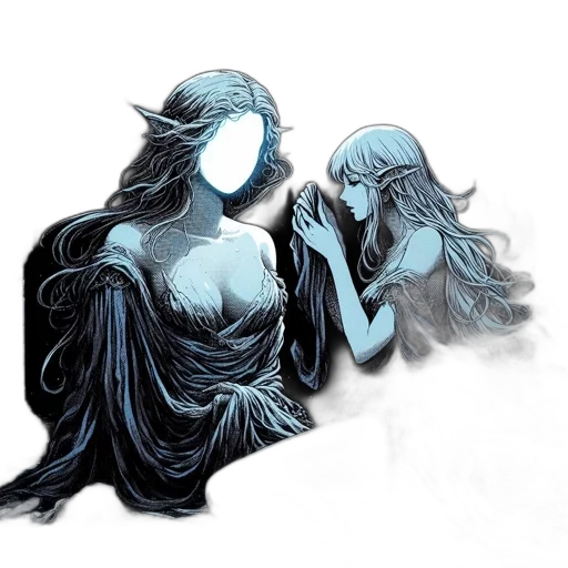 mask, dress, concept art, fantasy art transparent PNG cut-out