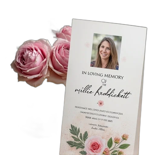 jewelry, funeral, pamphlets, words transparent PNG cut-out