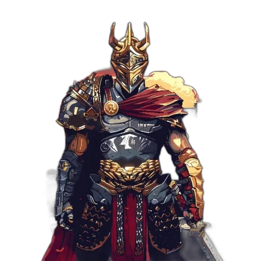 sword, staff, mask, crown transparent PNG cut-out
