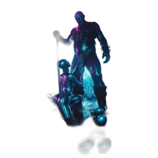 robot, weapon, creature, jacket transparent PNG cut-out