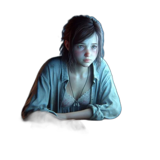 face, staff, jacket, weapon transparent PNG cut-out