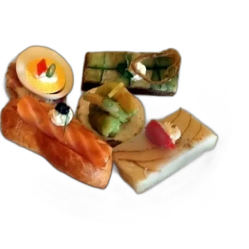 food, jewelry, 3d render, photorealistic transparent PNG cut-out
