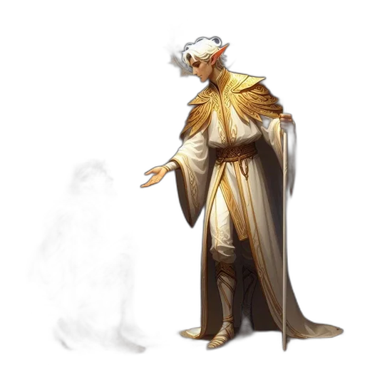 staff, creature, concept art, fantasy art transparent PNG cut-out