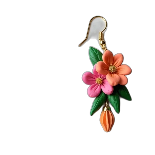 jewelry, flower, staff, 3d render transparent PNG cut-out