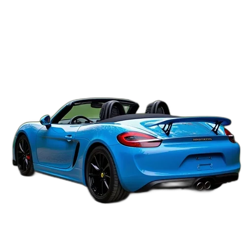 car, 3d render, photorealistic, blue transparent PNG cut-out