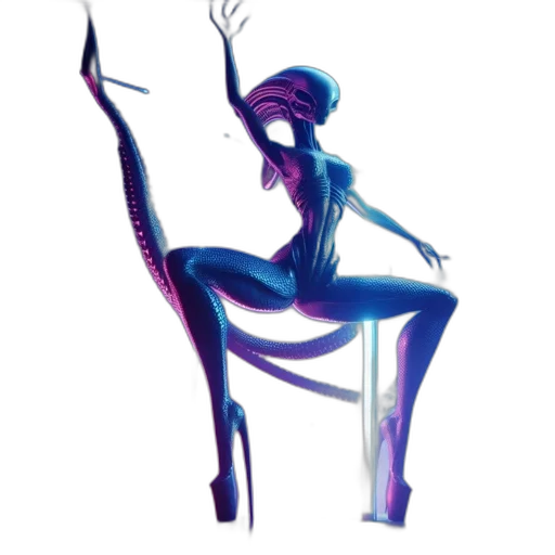 staff, robot, creature, concept art transparent PNG cut-out