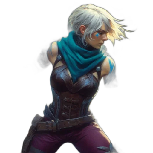 weapon, jacket, staff, face transparent PNG cut-out