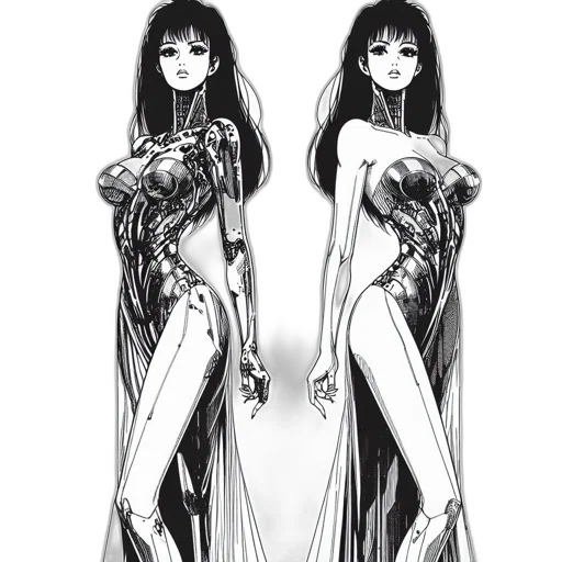 dress, comic book art, concept art, fantasy art transparent PNG cut-out