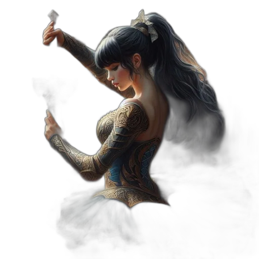 dragon, staff, sword, weapon transparent PNG cut-out
