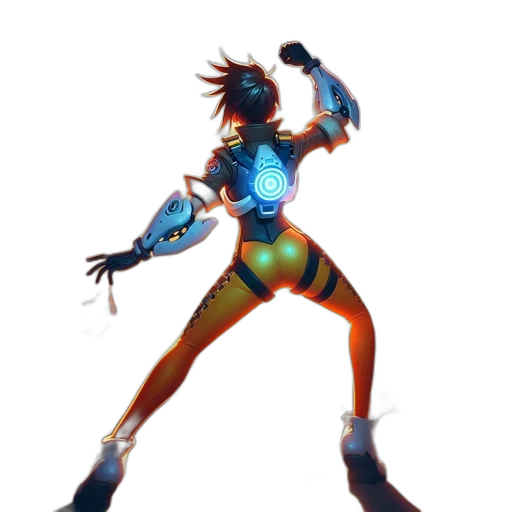 robot, staff, weapon, concept art transparent PNG cut-out