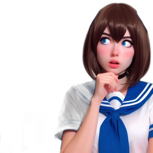 robot, dress, face, anime transparent PNG cut-out
