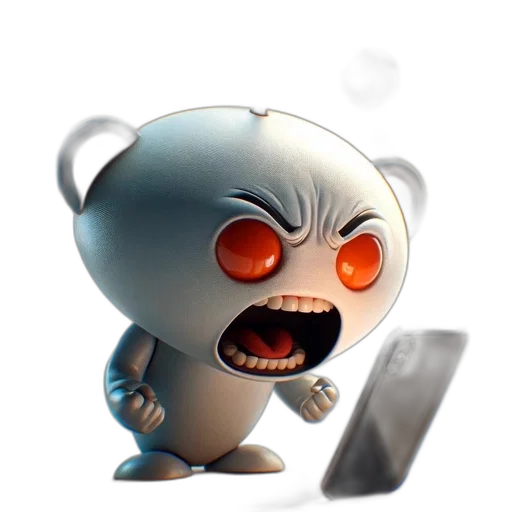 creature, robot, staff, face transparent PNG cut-out