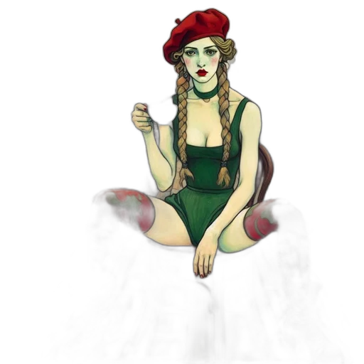 dress, concept art, fantasy art, pixel art transparent PNG cut-out