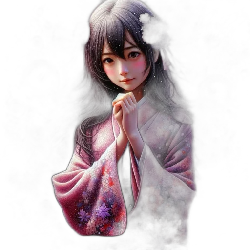 dress, staff, face, jewelry transparent PNG cut-out