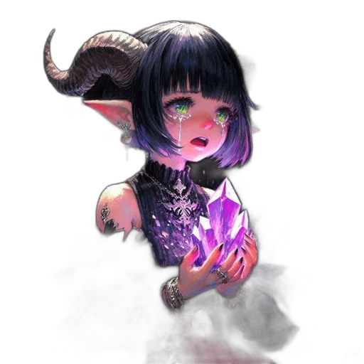 dragon, mask, staff, creature transparent PNG cut-out