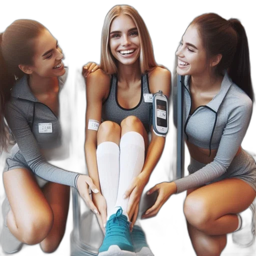 shoes, staff, photorealistic, 3d render transparent PNG cut-out