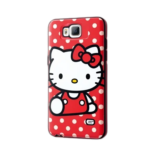 official, hello, kitty, red transparent PNG cut-out