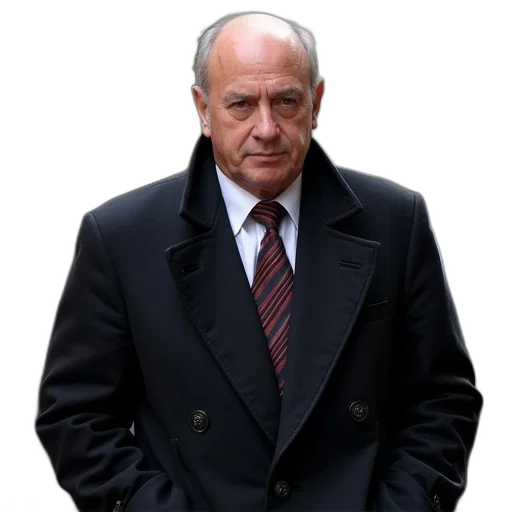 jacket, staff, hat, face transparent PNG cut-out