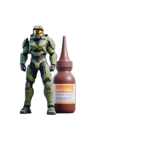 bottle, robot, weapon, concept art transparent PNG cut-out