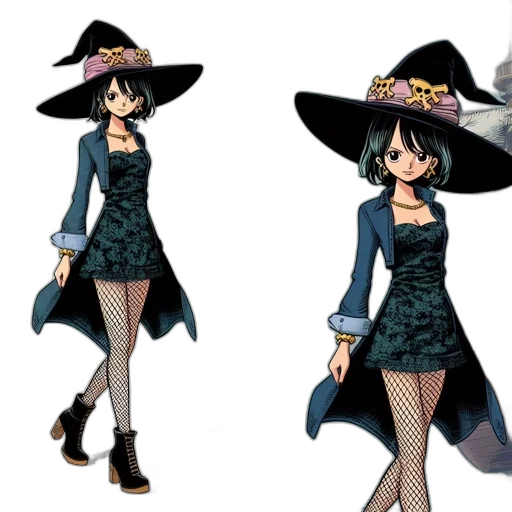 hat, dress, concept art, anime transparent PNG cut-out