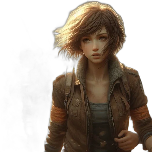 jacket, concept art, fantasy art, photorealistic transparent PNG cut-out
