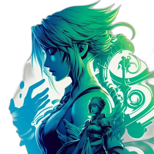 concept art, fantasy art, comic book art, anime transparent PNG cut-out