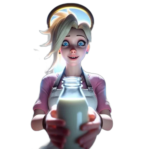 bottle, robot, staff, weapon transparent PNG cut-out
