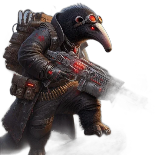 animal, creature, weapon, jacket transparent PNG cut-out