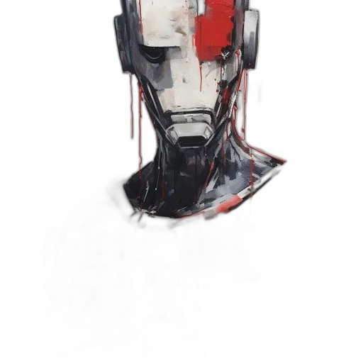 mask, robot, face, weapon transparent PNG cut-out