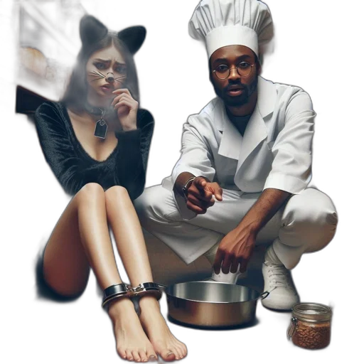 food, concept art, photorealistic, fire transparent PNG cut-out