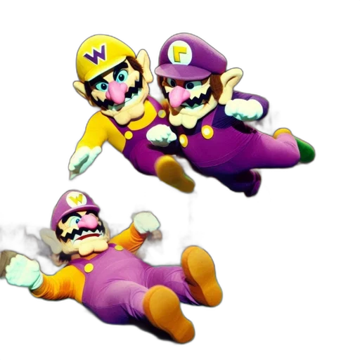3d render, pixel art, concept art, vaporwave transparent PNG cut-out