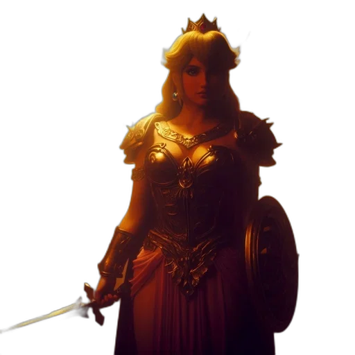 crown, staff, sword, dragon transparent PNG cut-out