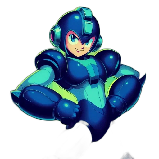 robot, concept art, pixel art, watercolor transparent PNG cut-out
