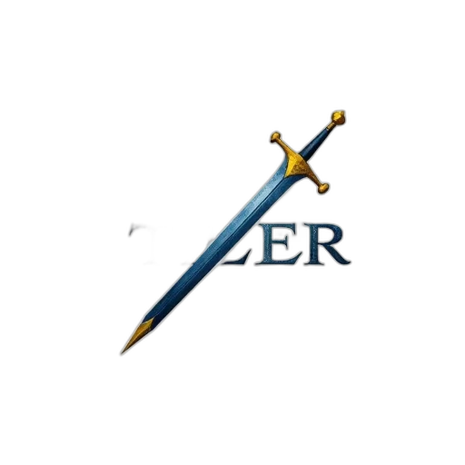 sword, staff, weapon, 3d render transparent PNG cut-out
