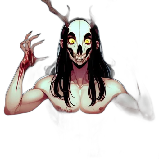 mask, creature, face, crown transparent PNG cut-out