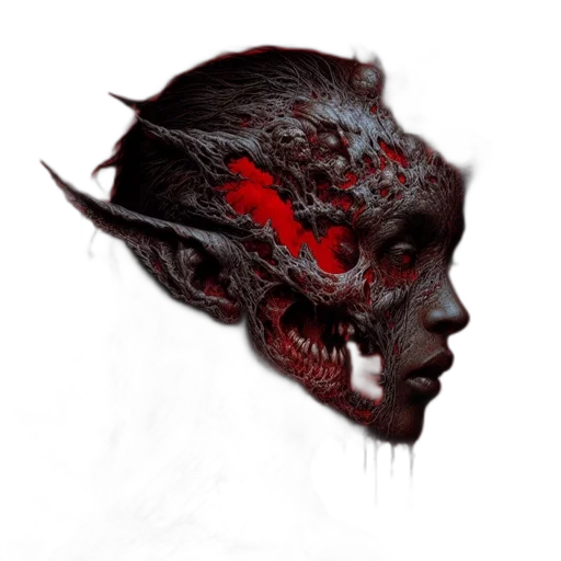 face, mask, creature, dragon transparent PNG cut-out