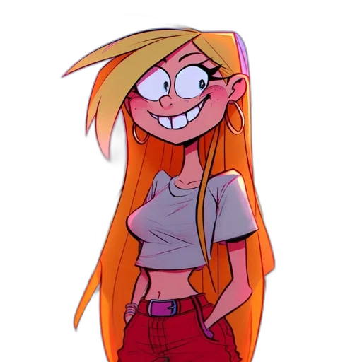 staff, jacket, creature, cartoon transparent PNG cut-out