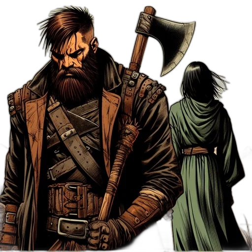 sword, comic book art, concept art, fantasy art transparent PNG cut-out
