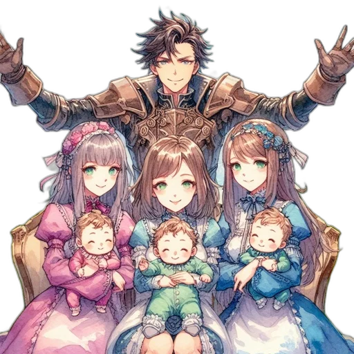 crown, dragon, staff, fantasy art transparent PNG cut-out