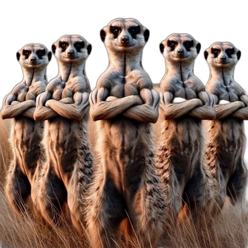 animal, concept art, 3d render, photorealistic transparent PNG cut-out