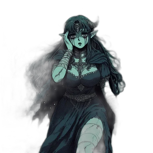 mask, dress, fantasy art, concept art transparent PNG cut-out
