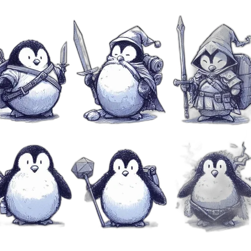 concept art, fantasy art, pixel art, comic book art transparent PNG cut-out